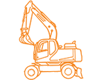 Wheeled Excavator
